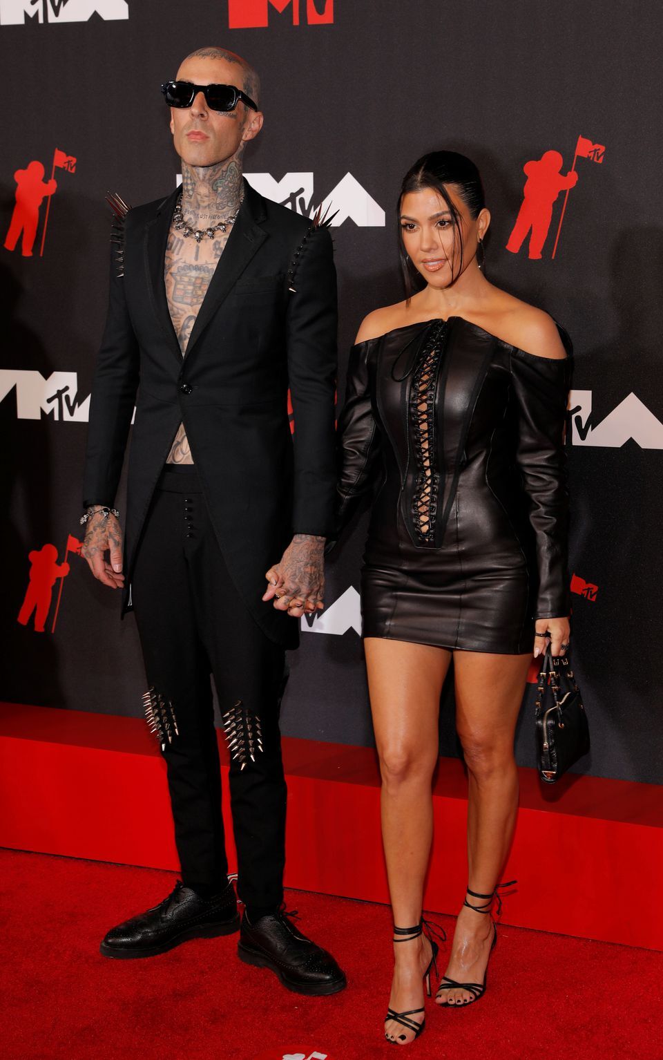 Travis Barker and Kourtney Kardashian